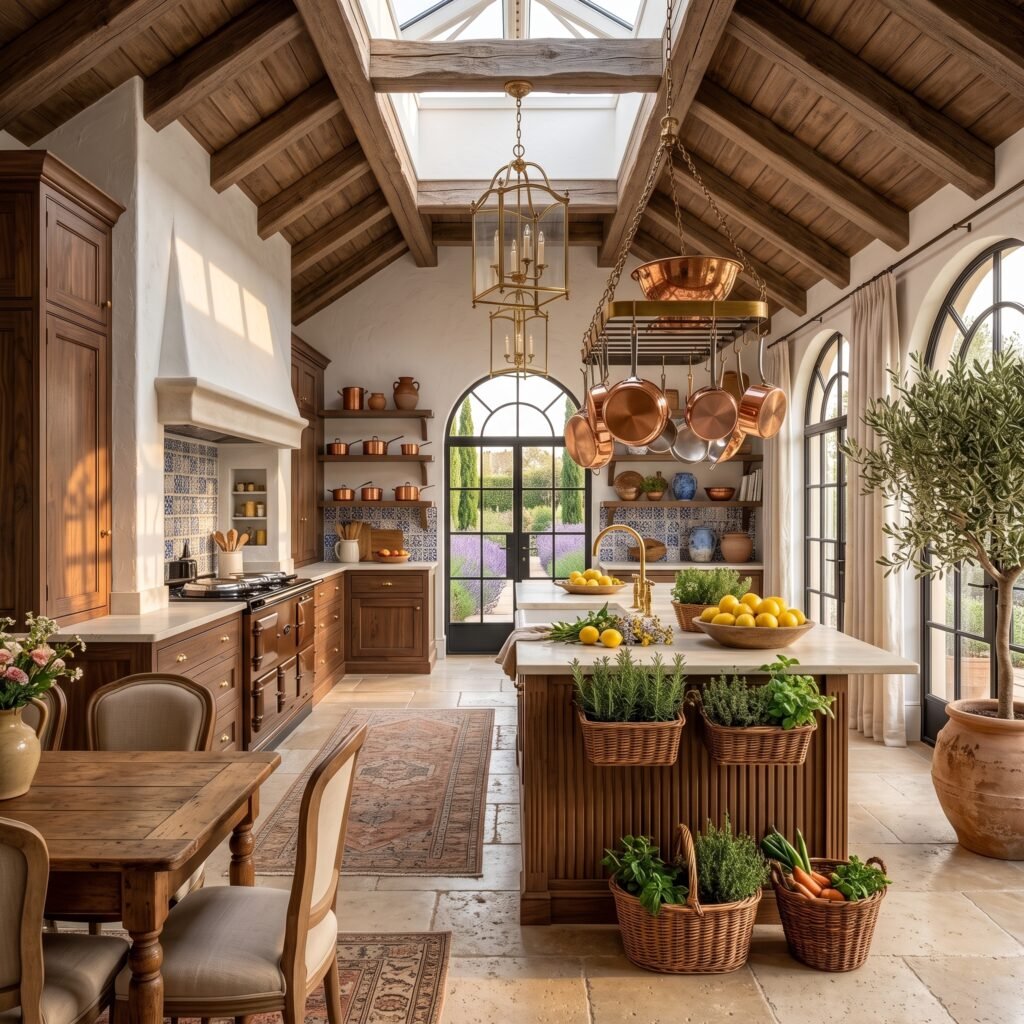 Luxury wood kitchen with island 202607230927 1