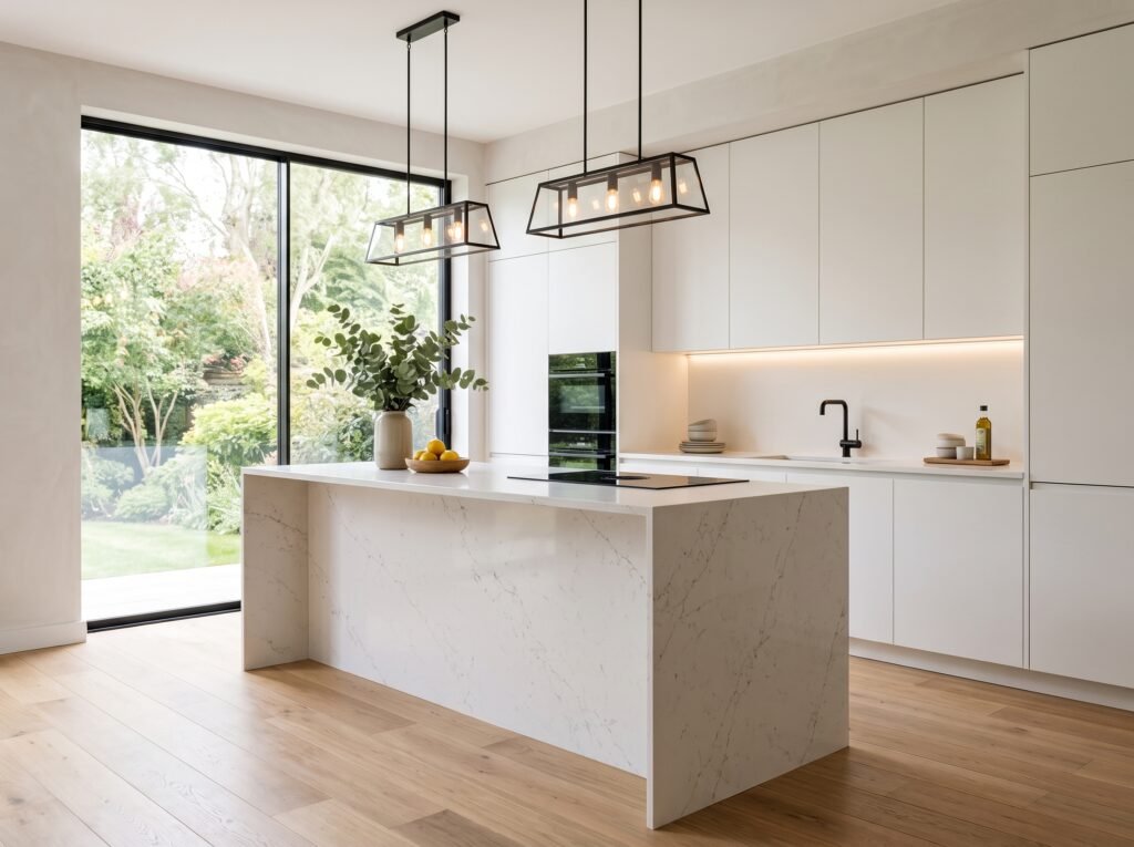 Modern minimalist kitchen white … 202607201037